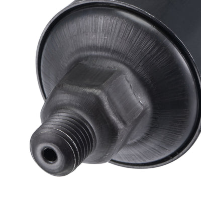Harfington Machine Parts M14x1.5 Male Thread 50ml Grease Oil Cup Cap Carbon Steel Oiler Black