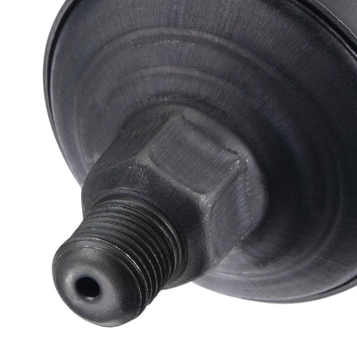 Harfington Machine Parts M16x1.5 Male Thread 100ml Grease Oil Cup Cap Carbon Steel Oiler Black