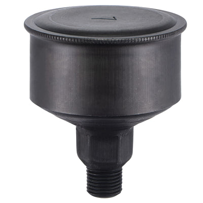Harfington Machine Parts M16x1.5 Male Thread 100ml Grease Oil Cup Cap Carbon Steel Oiler Black