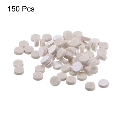 Harfington Felt Furniture Pads, Self-stick Non-slip Anti-scratch Round Felt Pads for Dinner Table