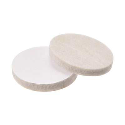 Harfington Felt Furniture Pads, Self-stick Non-slip Anti-scratch Round Felt Pads for Dinner Table