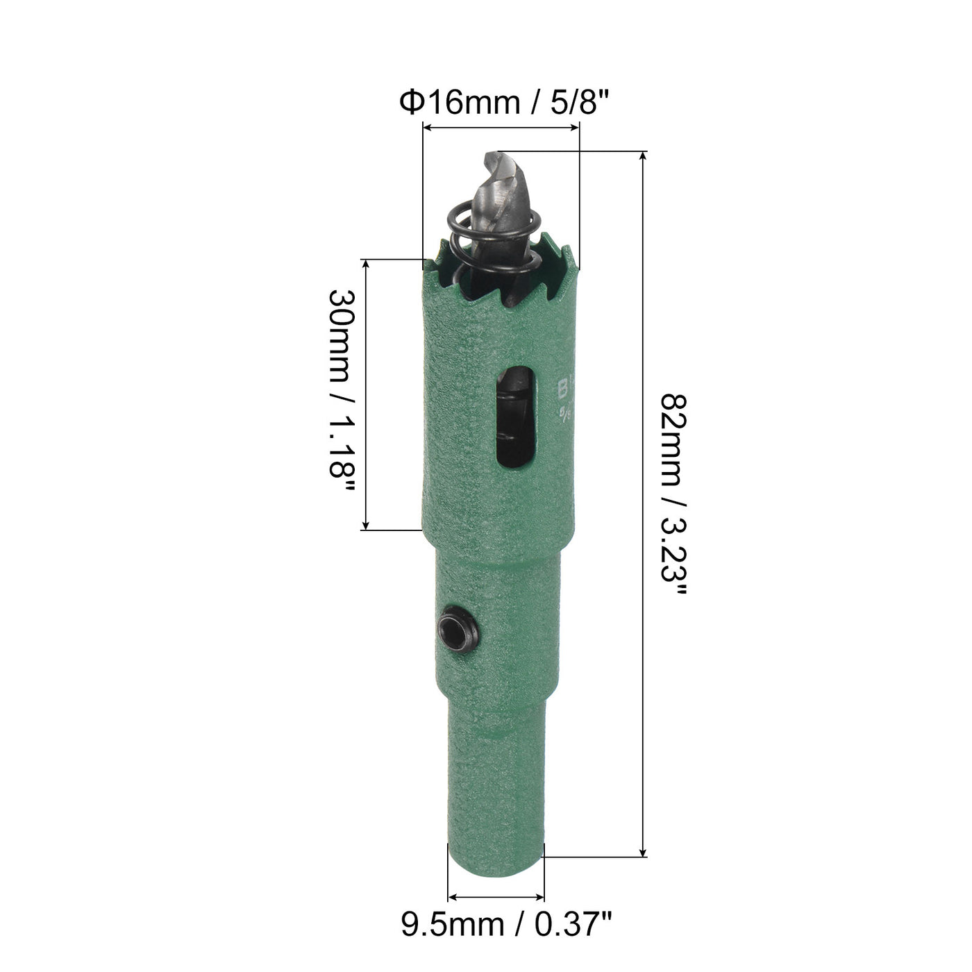 Harfington Bi-Metal Hole Saw High Speed Steel Cutter for Metal Wood PVC