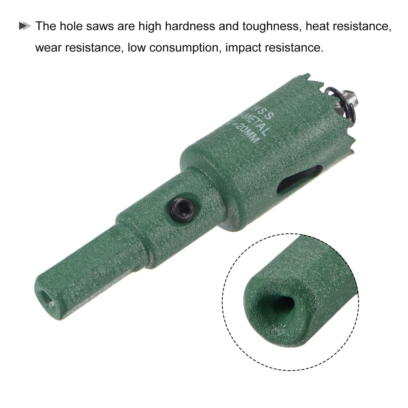 Harfington Bi-Metal Hole Saw High Speed Steel Cutter for Metal Wood PVC