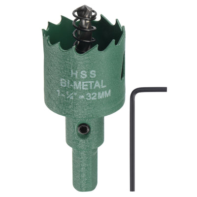 Harfington Bi-Metal Hole Saw High Speed Steel Cutter for Metal Wood PVC