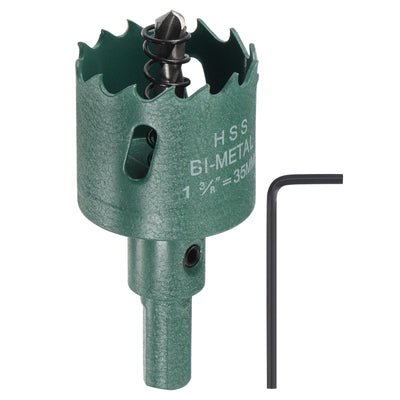 Harfington Bi-Metal Hole Saw High Speed Steel Cutter for Metal Wood PVC