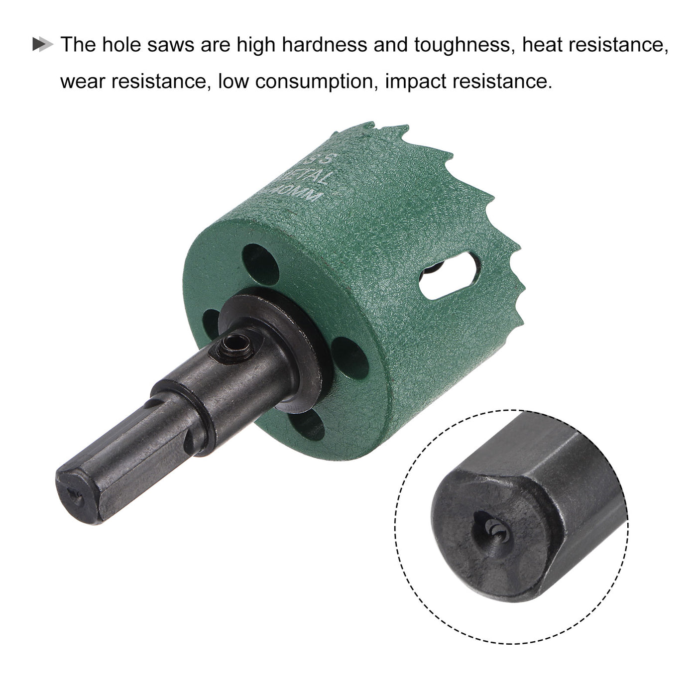 Harfington Bi-Metal Hole Saw High Speed Steel Cutter for Metal Wood PVC Plastic