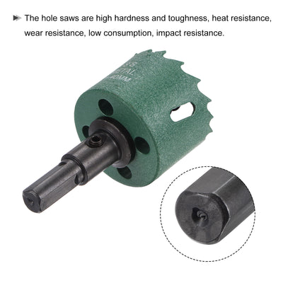 Harfington Bi-Metal Hole Saw High Speed Steel Cutter for Metal Wood PVC Plastic