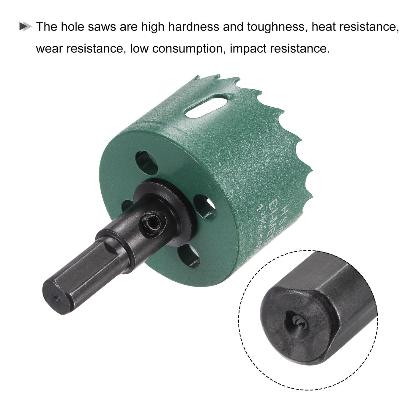 Harfington Bi-Metal Hole Saw High Speed Steel Cutter for Metal Wood PVC Plastic