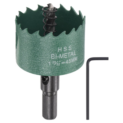 Harfington Bi-Metal Hole Saw High Speed Steel Cutter for Metal Wood PVC Plastic