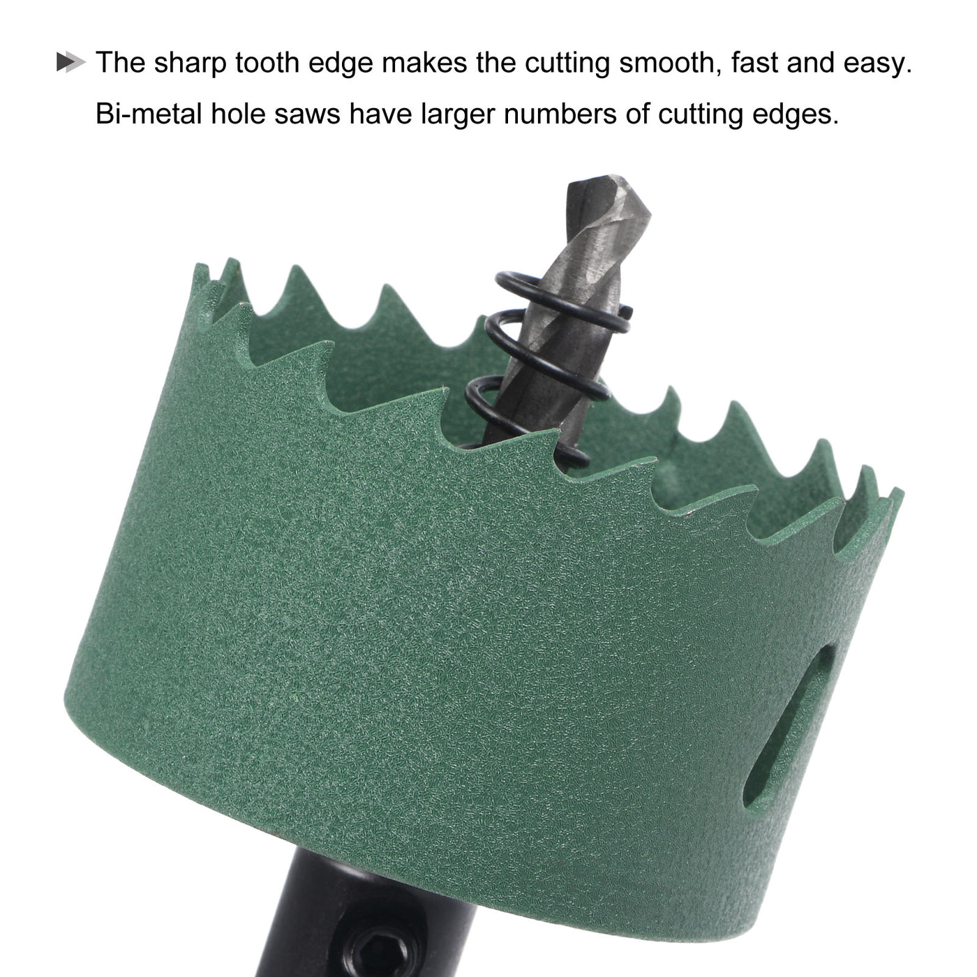 Harfington Bi-Metal Hole Saw High Speed Steel Cutter for Metal Wood PVC Plastic