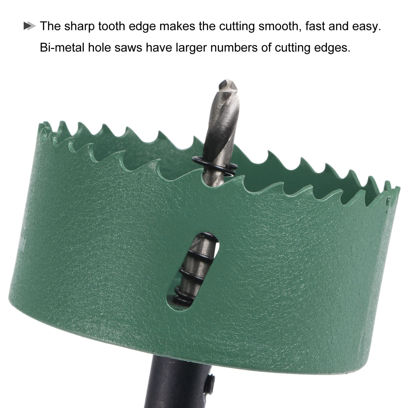 Harfington Bi-Metal Hole Saw High Speed Steel Cutter for Metal Wood PVC Plastic