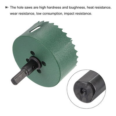 Harfington Bi-Metal Hole Saw High Speed Steel Cutter for Metal Wood PVC Plastic