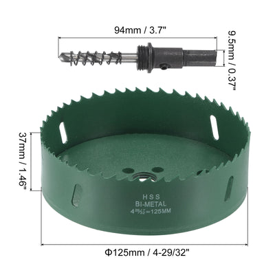 Harfington Bi-Metal Hole Saw High Speed Steel Cutter Tool for Metal Wood PVC