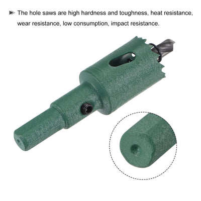 Harfington Bi-Metal Hole Saw High Speed Steel Cutter for Metal Wood PVC Drilling