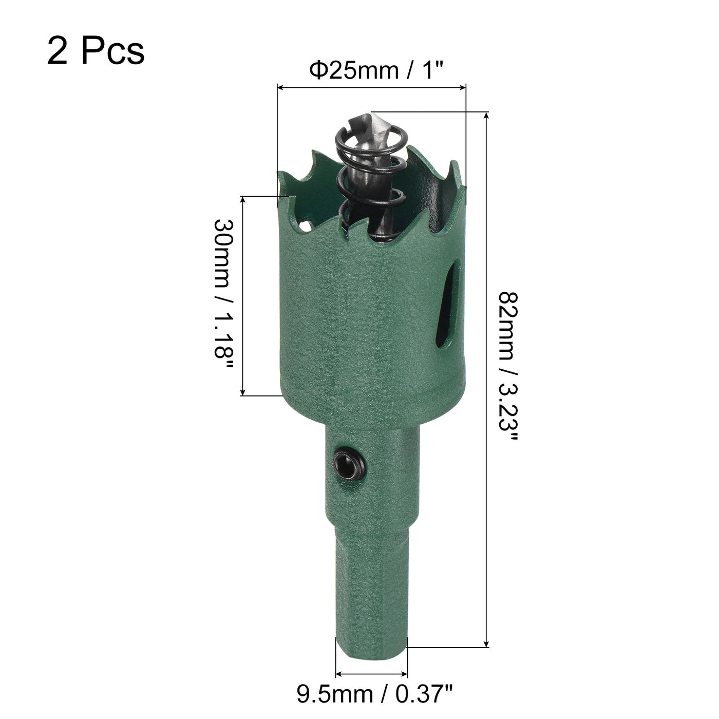 Harfington Bi-Metal Hole Saw High Speed Steel Cutter for Metal Wood PVC Drilling