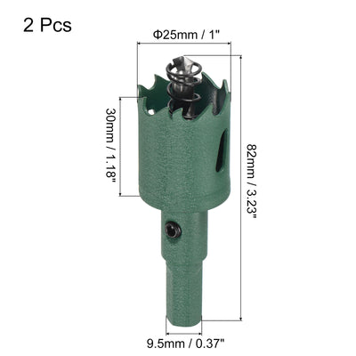 Harfington Bi-Metal Hole Saw High Speed Steel Cutter for Metal Wood PVC Drilling