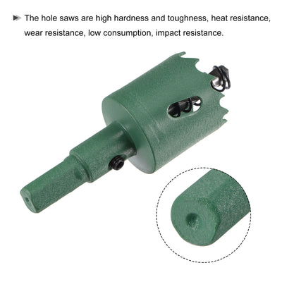 Harfington Bi-Metal Hole Saw High Speed Steel Cutter for Metal Wood PVC Drilling