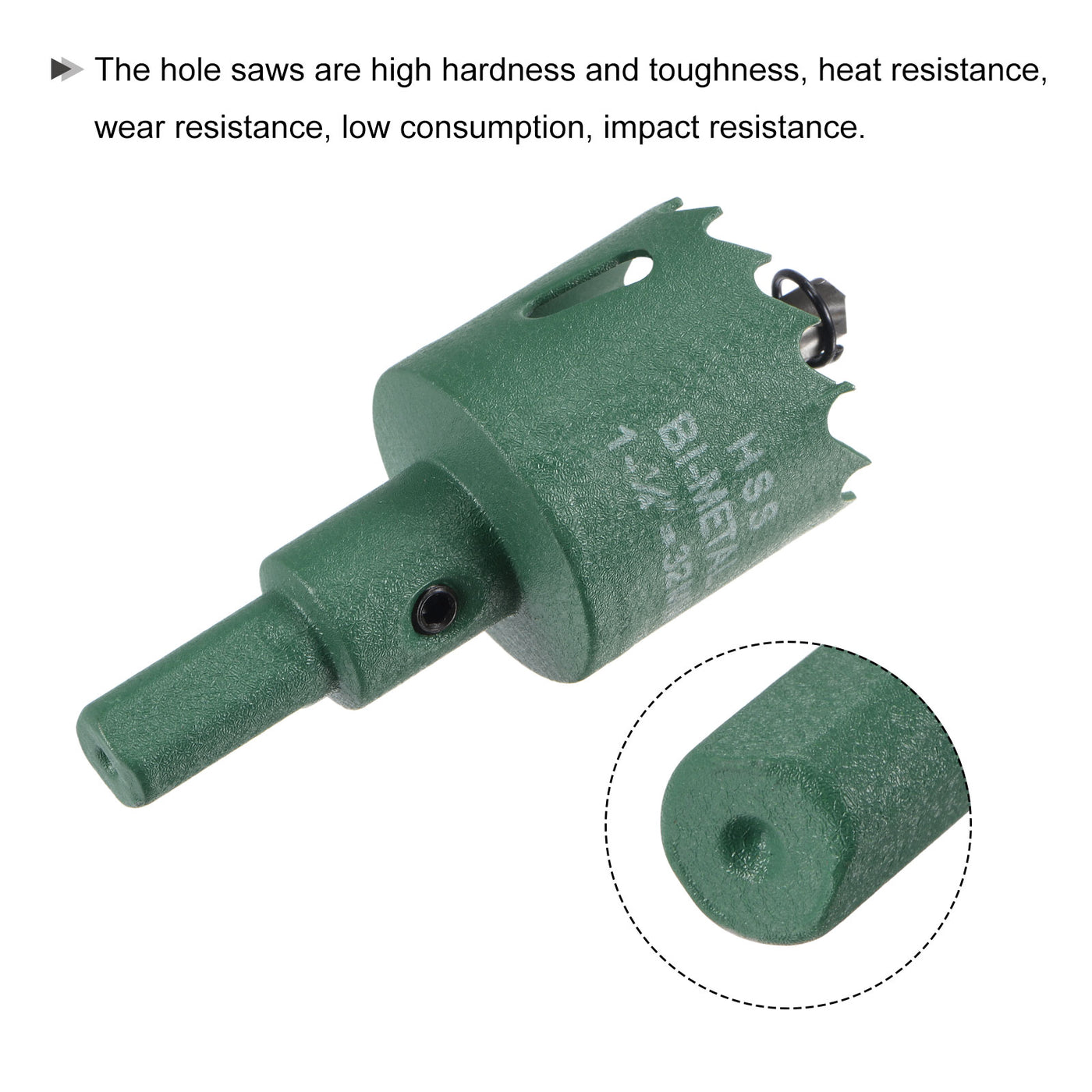 Harfington Bi-Metal Hole Saw High Speed Steel Cutter for Metal Wood PVC Drilling