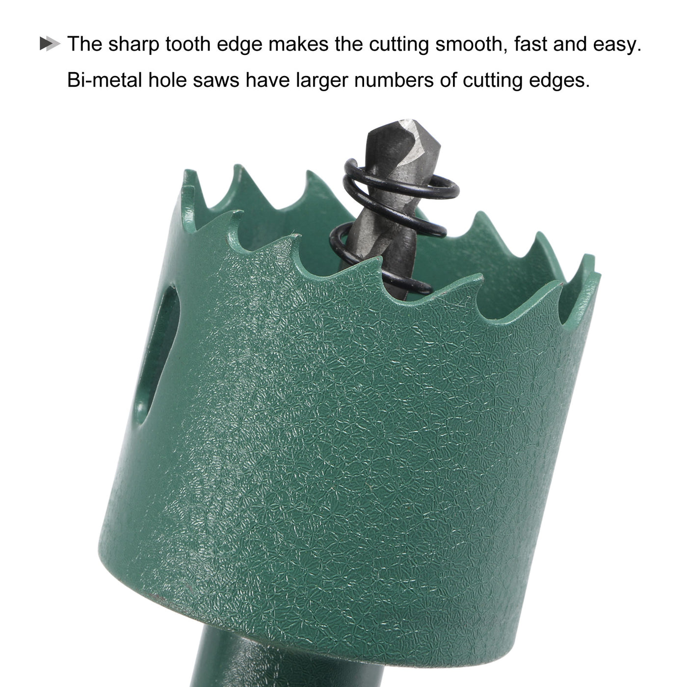 Harfington Bi-Metal Hole Saw High Speed Steel Cutter for Metal Wood PVC Drilling