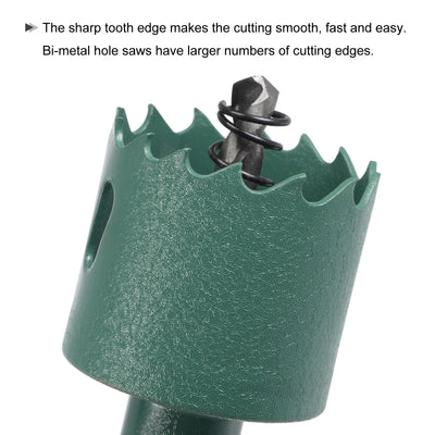 Harfington Bi-Metal Hole Saw High Speed Steel Cutter for Metal Wood PVC Drilling