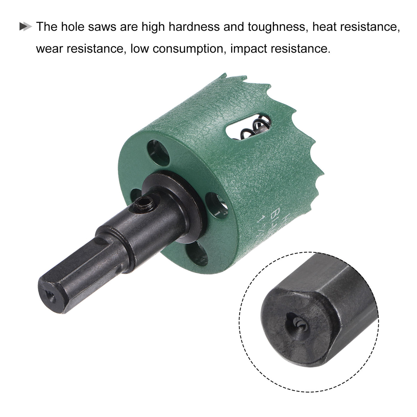 Harfington Bi-Metal Hole Saw High Speed Steel Cutter for Metal Wood PVC Cutting