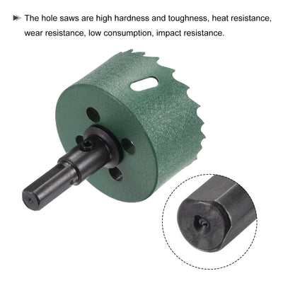 Harfington Bi-Metal Hole Saw High Speed Steel Cutter for Metal Wood PVC Cutting