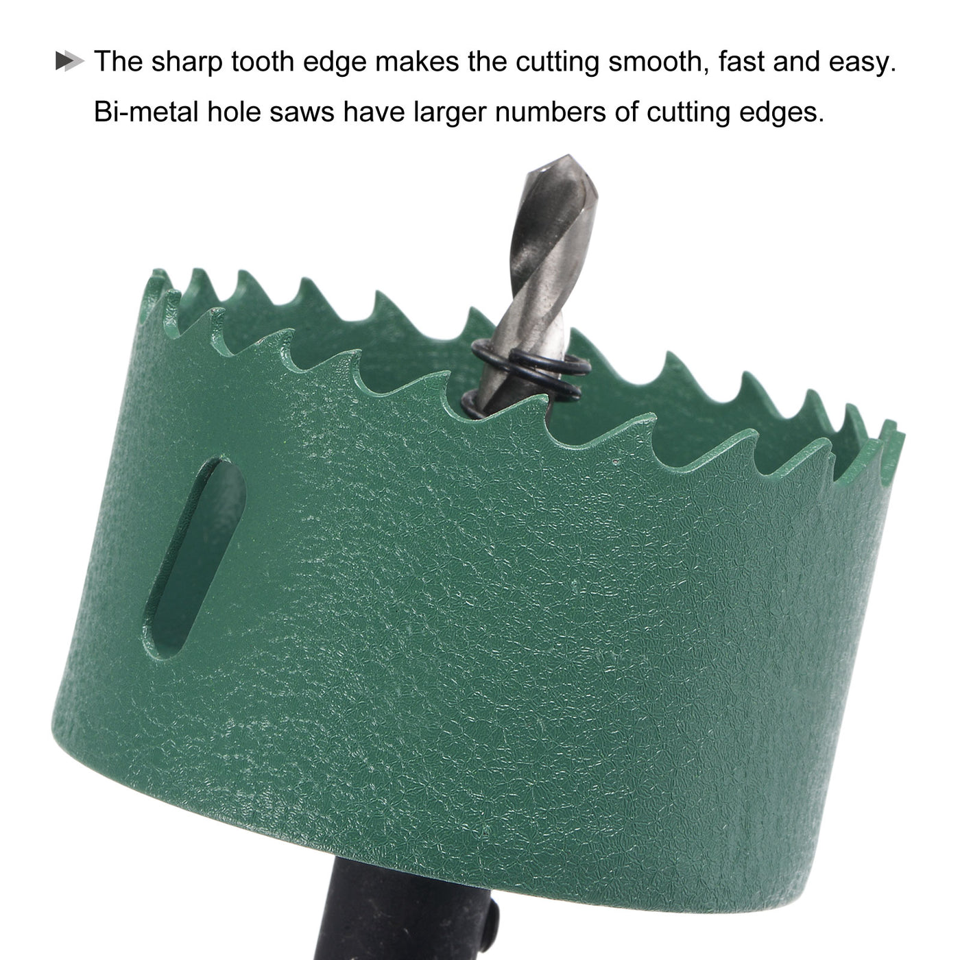 Harfington Bi-Metal Hole Saw High Speed Steel Cutter for Metal Wood PVC Cutting