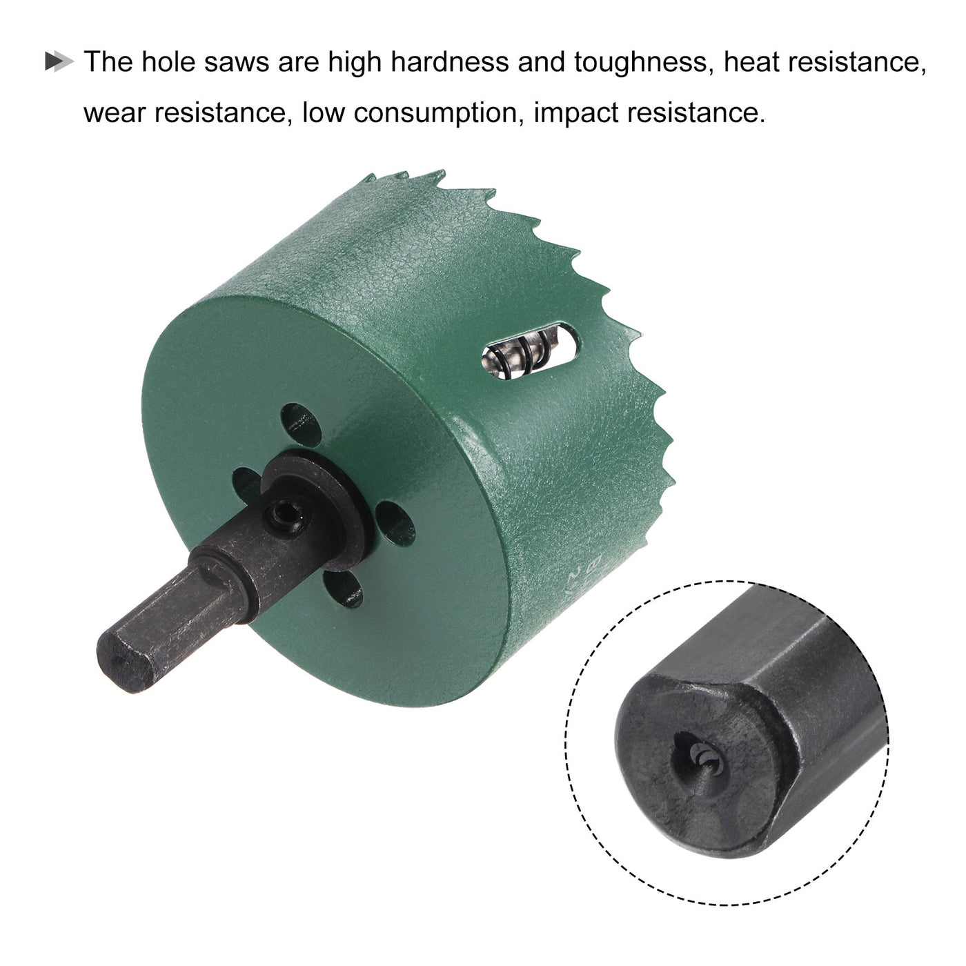 Harfington Bi-Metal Hole Saw High Speed Steel Cutter for Metal Wood PVC Cutting