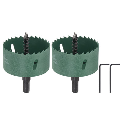 Harfington Bi-Metal Hole Saw High Speed Steel Cutter for Metal Wood PVC Cutting