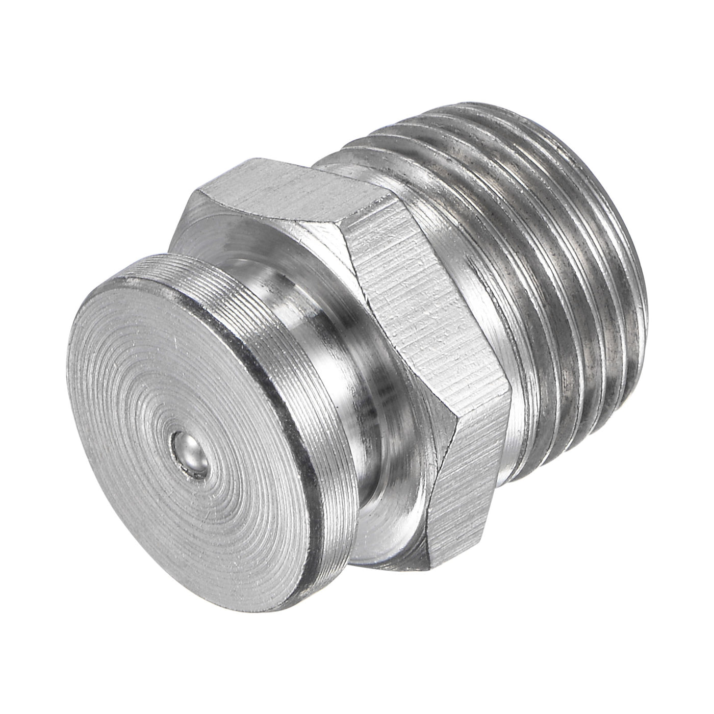 Harfington Push Button Grease Oil Cup 3/8-19G Male Thread 304 Stainless Steel Ball Oiler