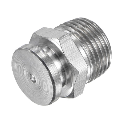 Harfington Push Button Grease Oil Cup 3/8-19G Male Thread 304 Stainless Steel Ball Oiler