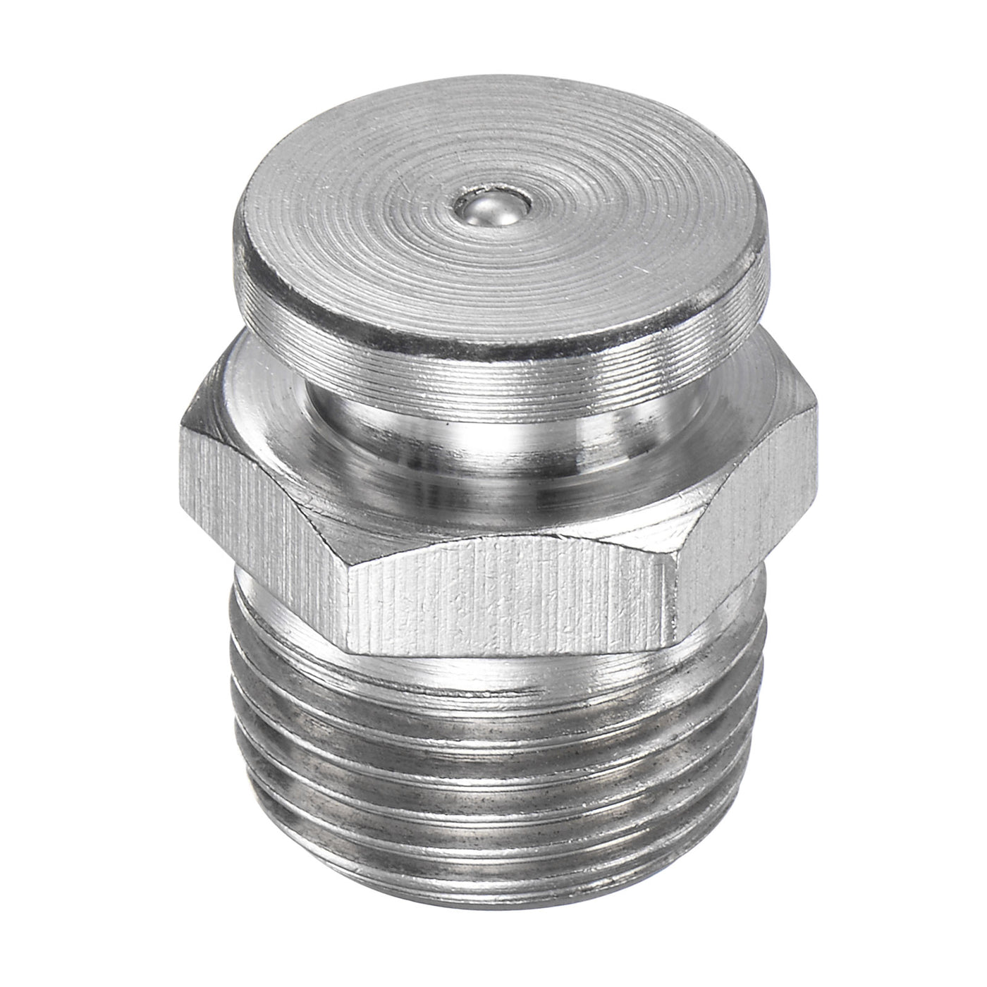 Harfington Push Button Grease Oil Cup 3/8-19G Male Thread 304 Stainless Steel Ball Oiler