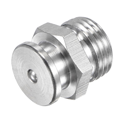 Harfington Push Button Grease Oil Cup M16x1.5 Male Thread 304 Stainless Steel Ball Oiler