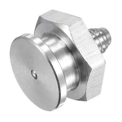 Harfington Push Button Grease Oil Cup M6x1 Male Thread 304 Stainless Steel Ball Oiler