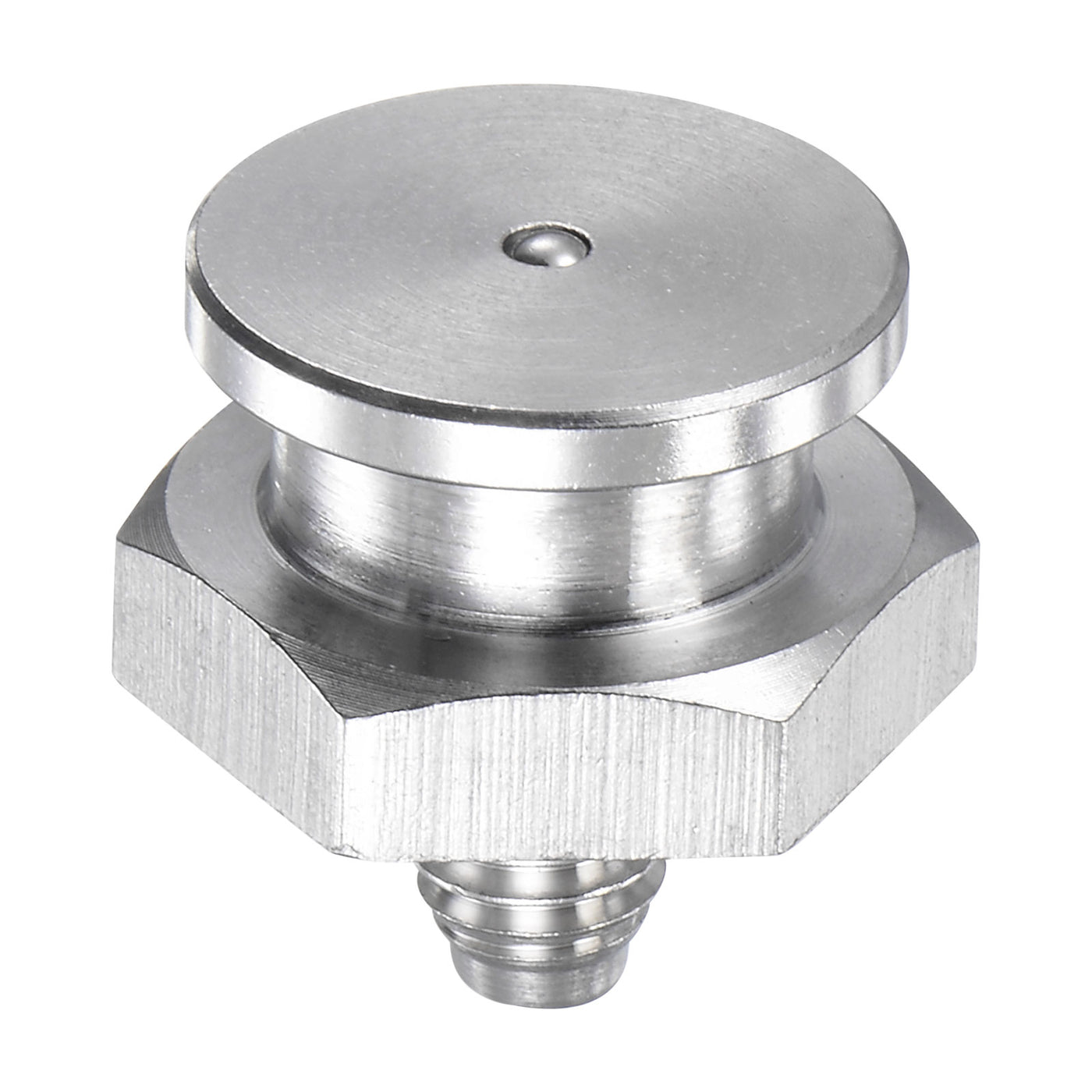 Harfington Push Button Grease Oil Cup M6x1 Male Thread 304 Stainless Steel Ball Oiler