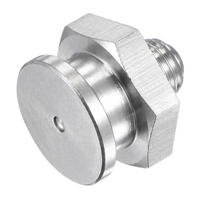 Harfington Push Button Grease Oil Cup M8x1 Male Thread 304 Stainless Steel Ball Oiler