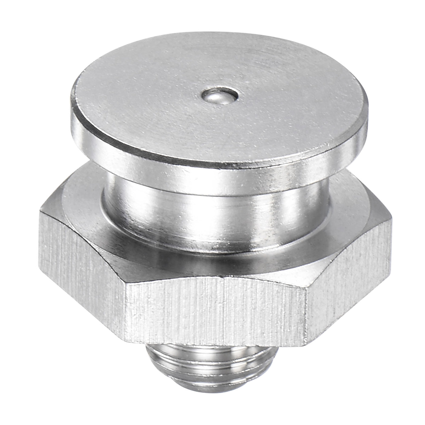 Harfington Push Button Grease Oil Cup M8x1 Male Thread 304 Stainless Steel Ball Oiler