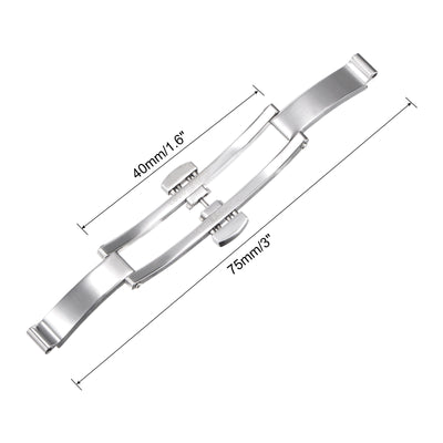 Harfington Folding Clasp Push Button Watch Band