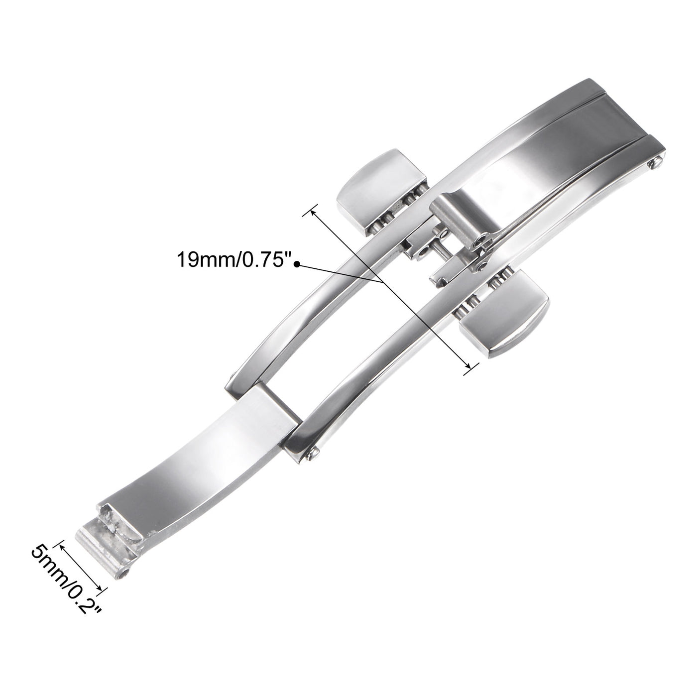 Harfington Folding Clasp Push Button Watch Band