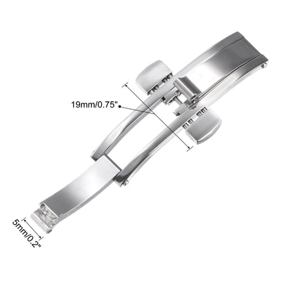 Harfington Folding Clasp Push Button Watch Band