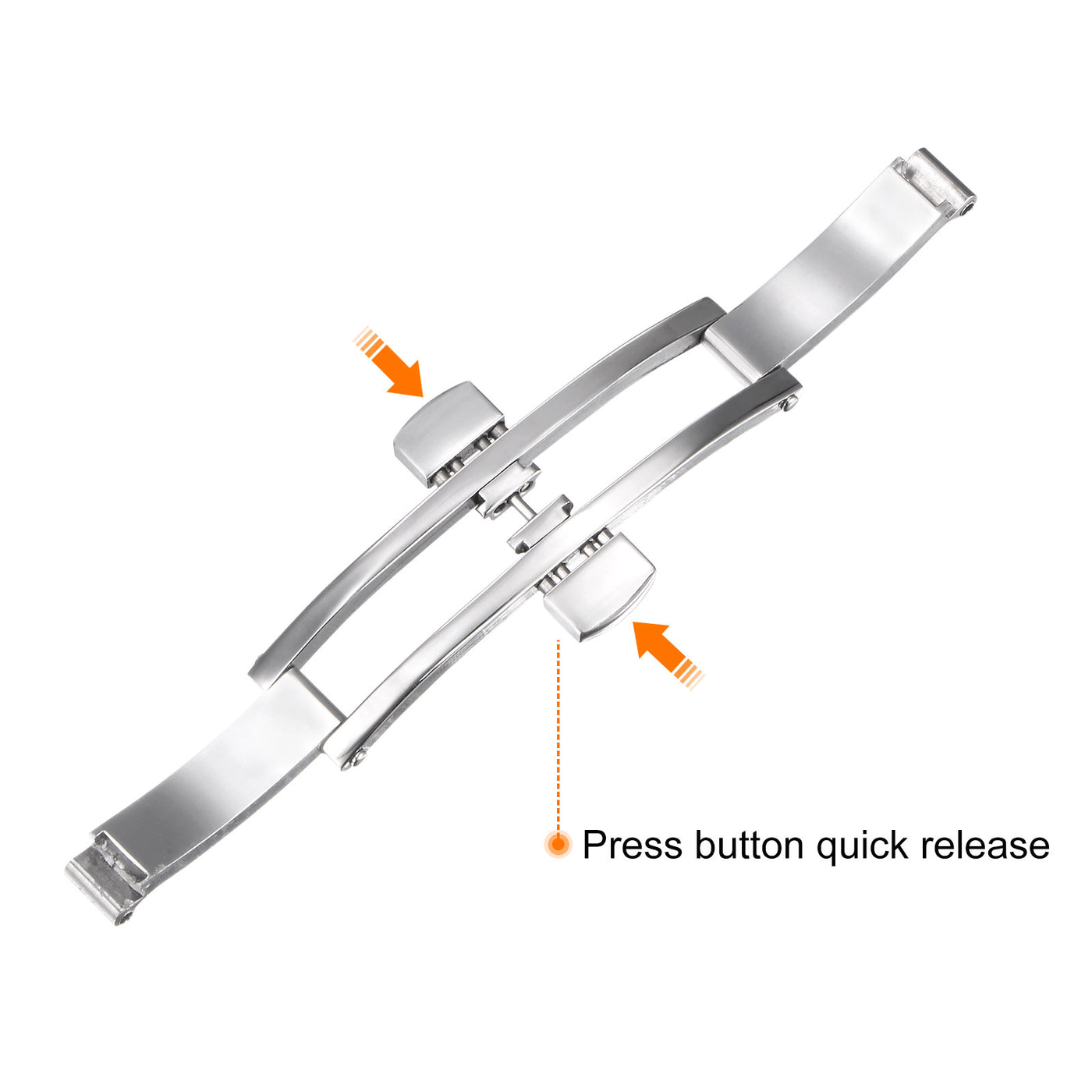 Harfington Folding Clasp Push Button Watch Band