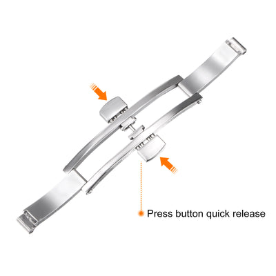 Harfington Folding Clasp Push Button Watch Band