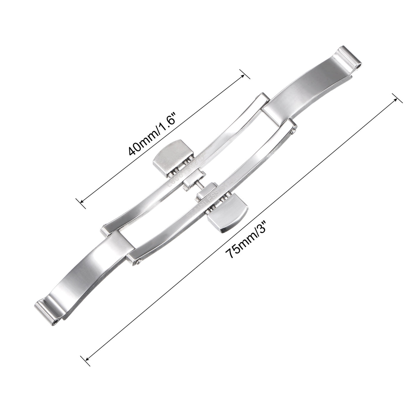 Harfington Folding Clasp Push Button Watch Band