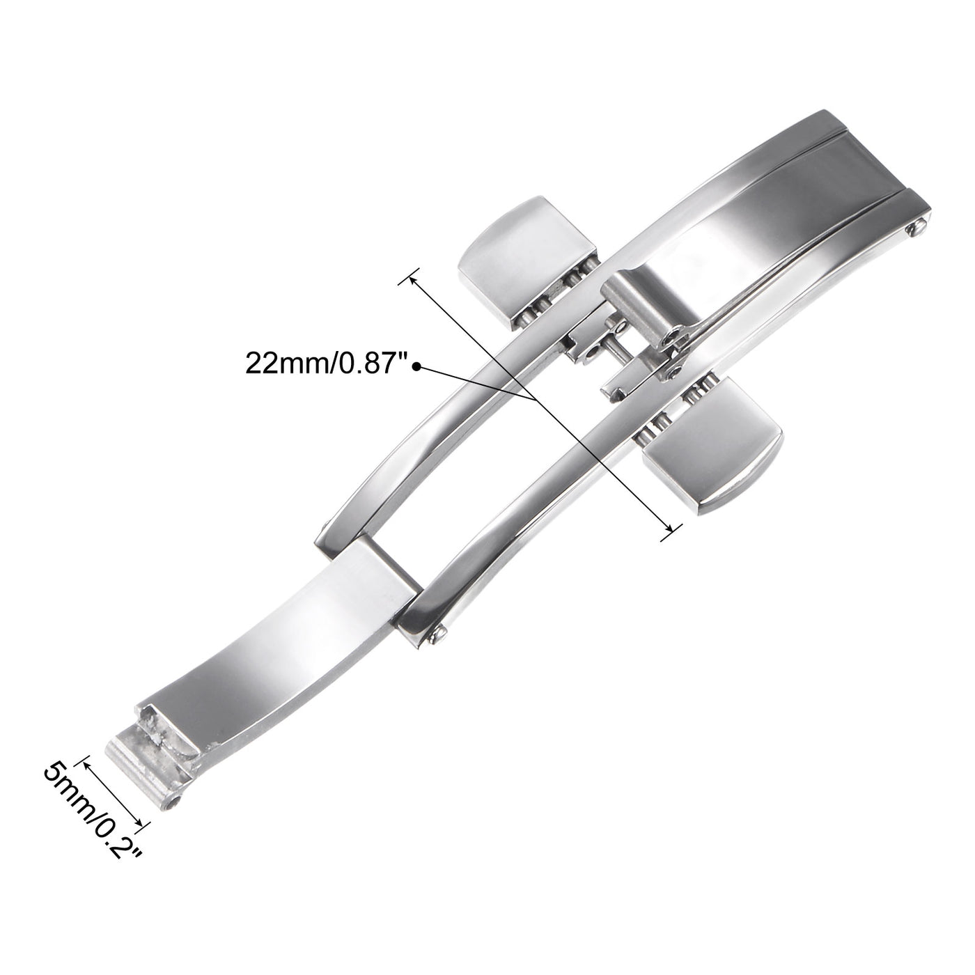 Harfington Folding Clasp Push Button Watch Band