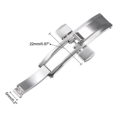 Harfington Folding Clasp Push Button Watch Band