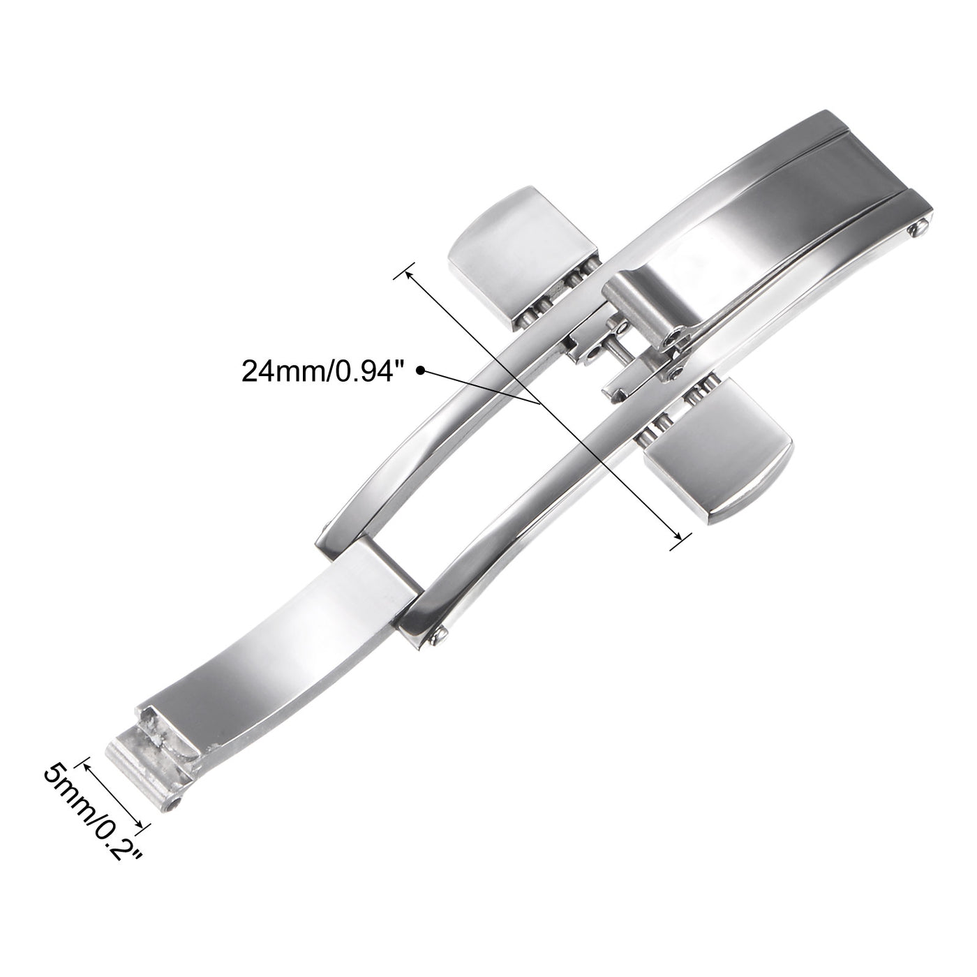 Harfington Folding Clasp Push Button Watch Band