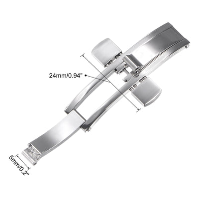 Harfington Folding Clasp Push Button Watch Band