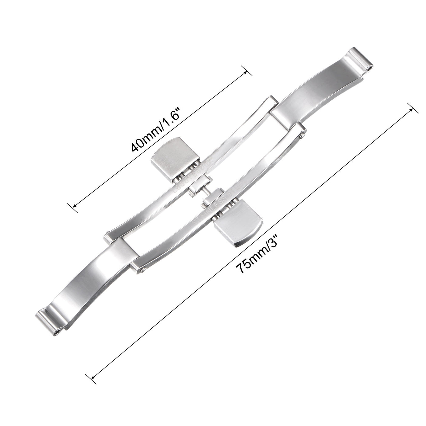 Harfington Folding Clasp Push Button Watch Band