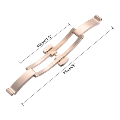 Harfington Folding Clasp Push Button Watch Band