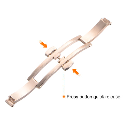 Harfington Folding Clasp Push Button Watch Band